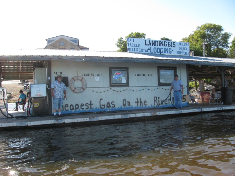 Gas dock