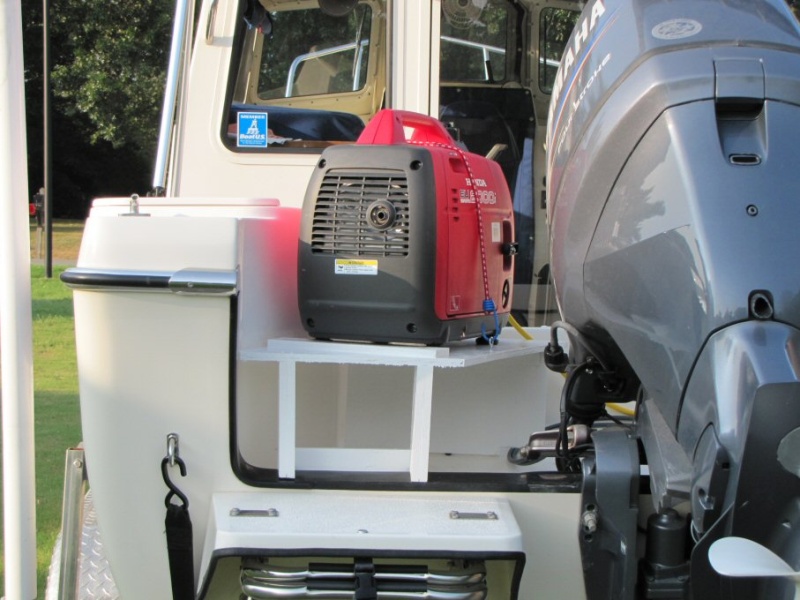Generator running on stand