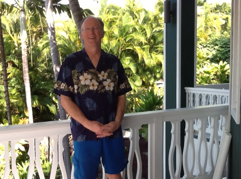 George on R & R.  Kona