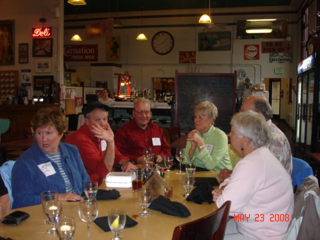 Gere-Deli Friday night
Betsy & Bob (SEA PAL)
Roger & Janet (DREAMER)
Cary & Pat (AUKLET)