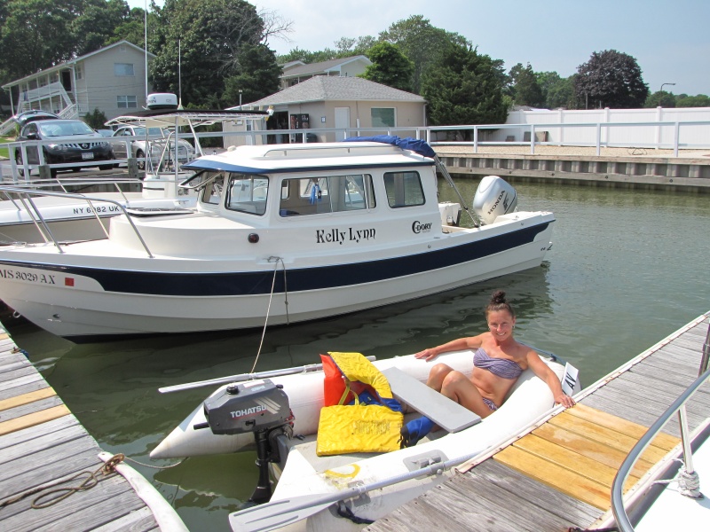 Getting Ready to go out in the dinghy