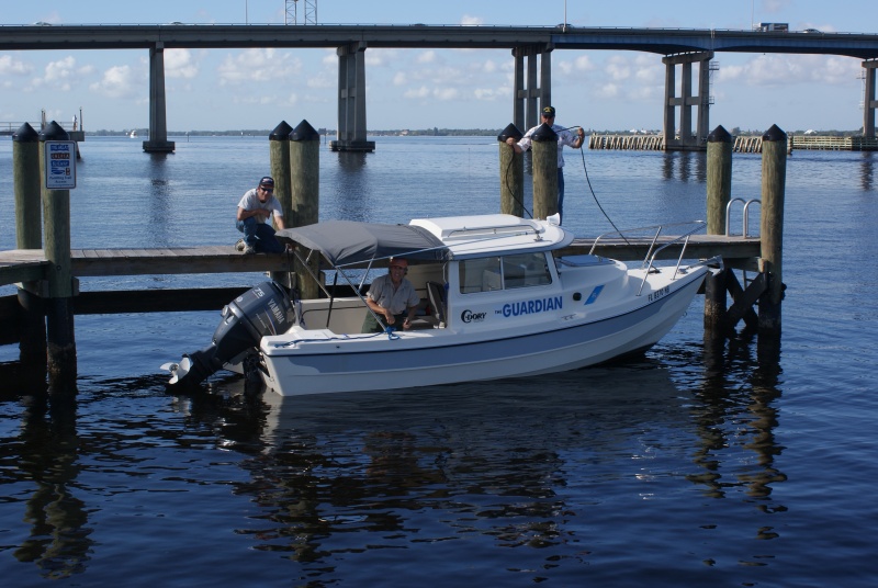 Getting ready to leave the dock. Dec. 2008
