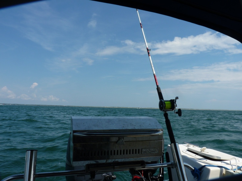 Getting ready to reel in a Spanish off Beaufort Inlet