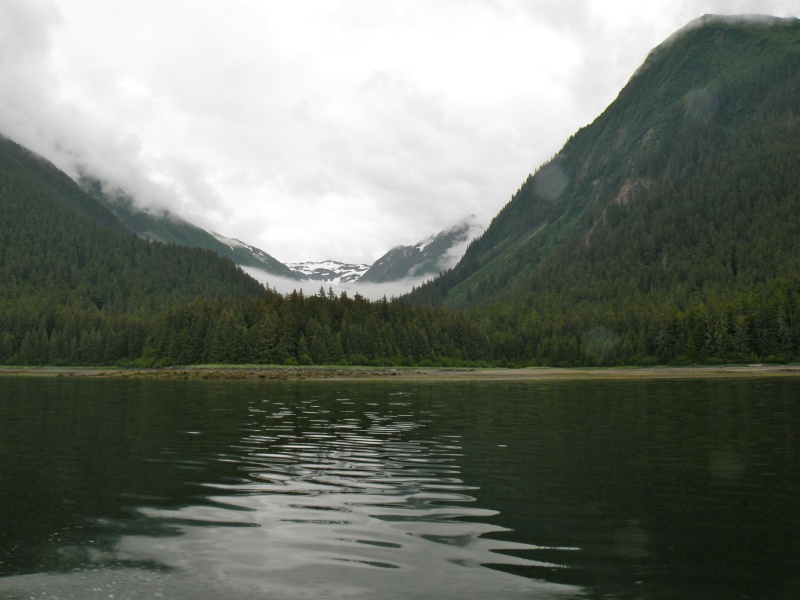 Glacial U shaped valley near Excursion Inlet