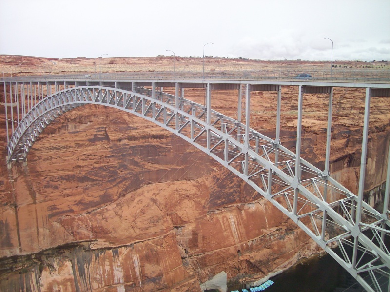 Glen Canyon bridge, 700 ft above the river