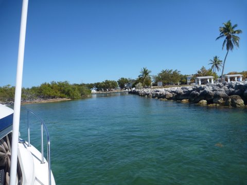 Going into the  Lagoon at Bahia Honda