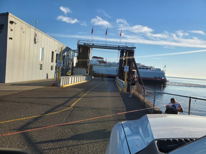 Going to Nanaimo via the Black Ball out of P.A.
