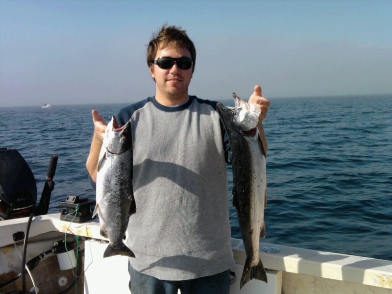 good coho fishing continues, september 2009