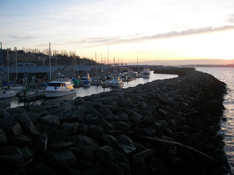 Good thing the water's there to protect the boats from the rocks!