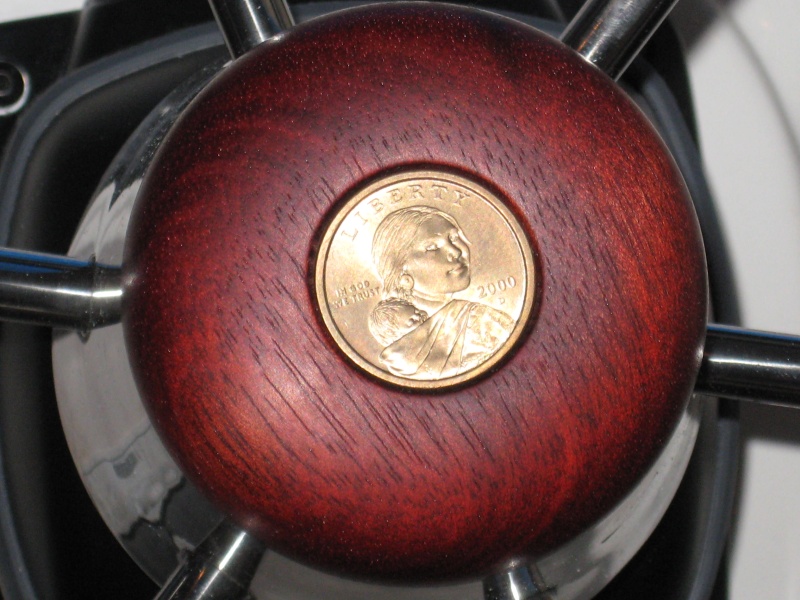 Gorgeous Helm hub.  Gift from Roger (Dreamer).   Sacajawea, interpreter and guide for Lewis and Clark expedition