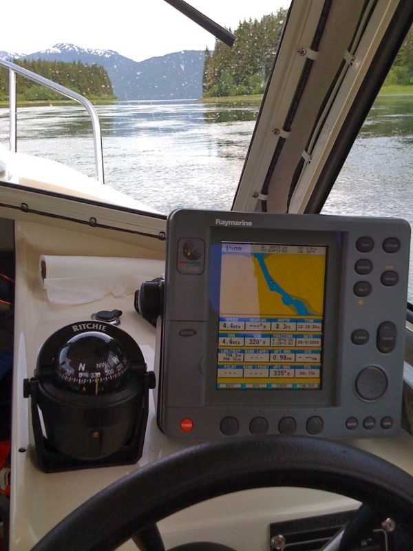 GPS view heading out.