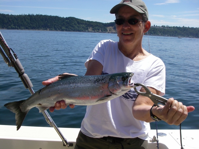 Great job landing a nice Resident Silver. Roz's first!
