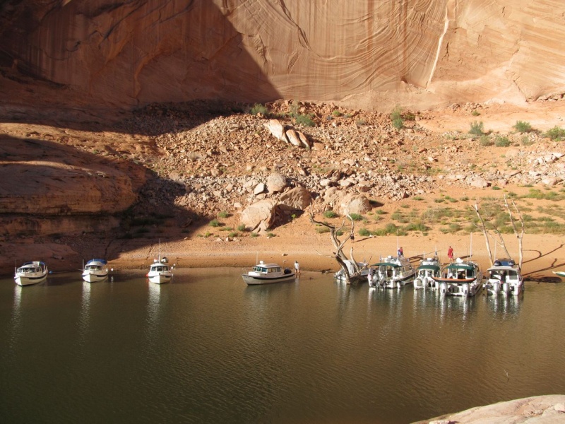Group in canyon