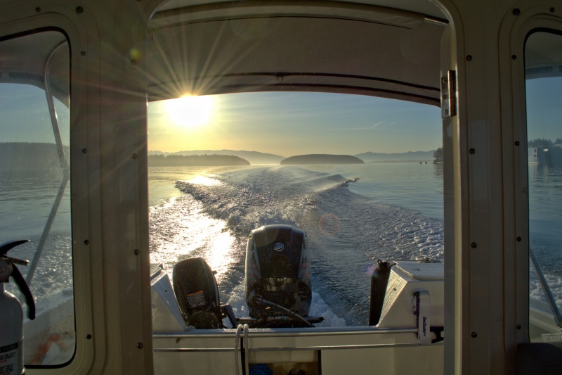 Guemes Channel sunrise | The C-Brats