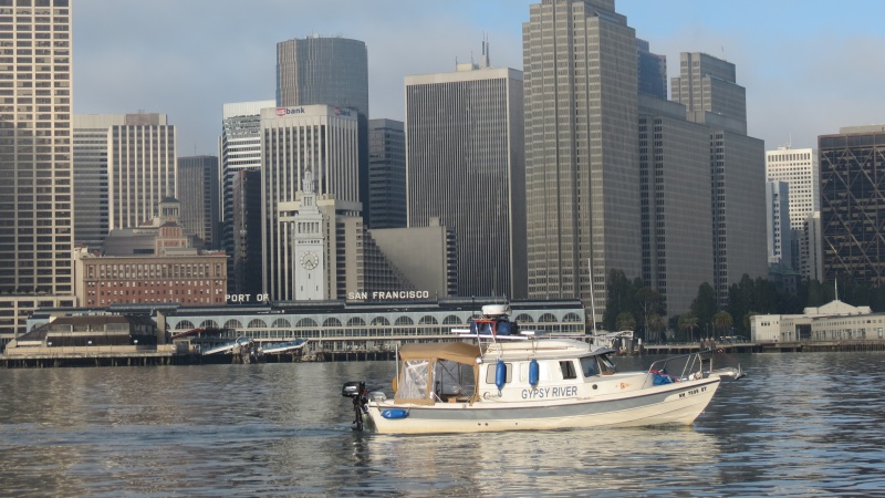 Gypsy River leaving San Francisco.