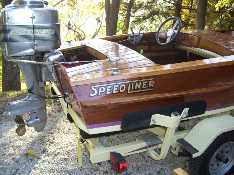 Had one of these back when (1957-1960). Made it into a nice ski boat!  (This one is restored.) High school years!