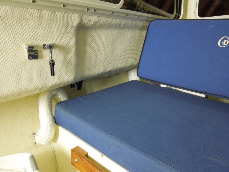 Had to adjust the seat out a bit from the wall to accommodate the exhaust line.
