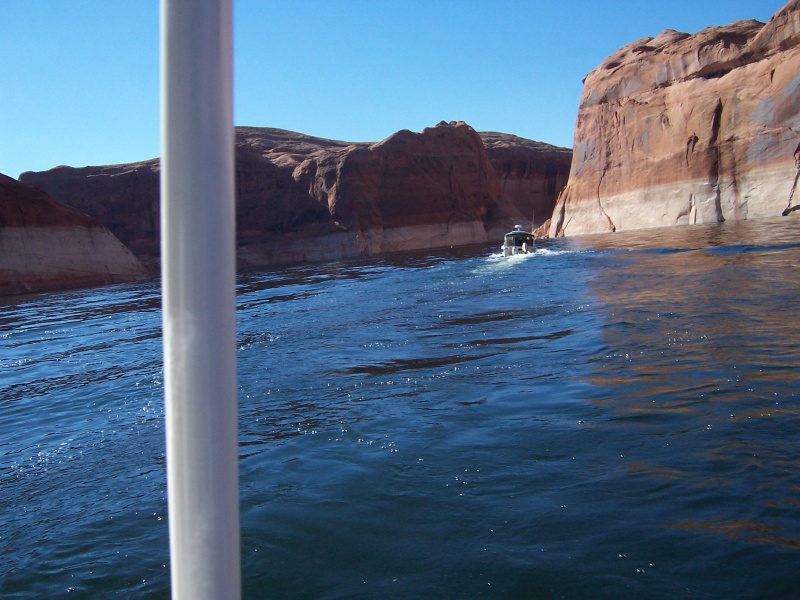 Halcyon heading into Willow Creek Canyon on the Escalante River Arm 9-27