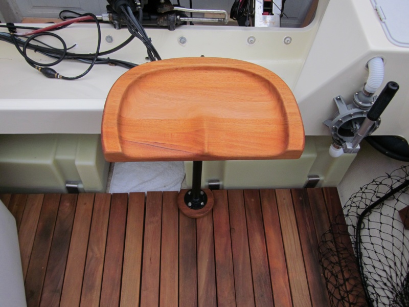 Handmade Mahogany Kicker Seat