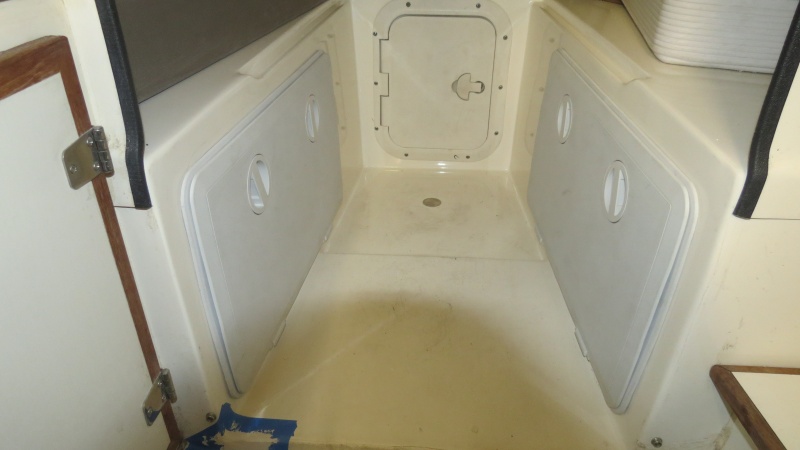 Hatches in berth.