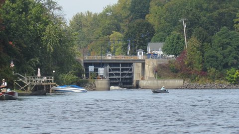 headed north bound Champlain canal
