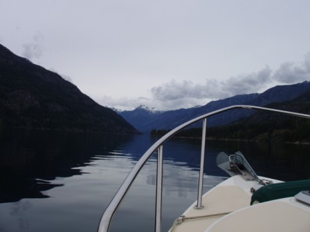 Headed up Lake Chelan towards Stehekin,WA
