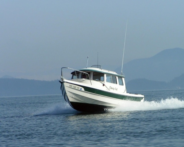 Heading for Orcas Island with the C-Brats 2-26-05