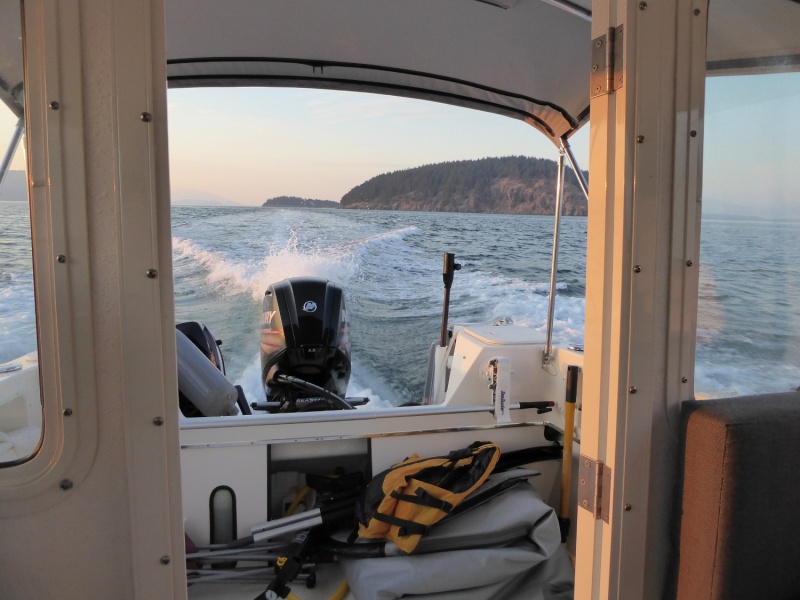 Heading home down the channel