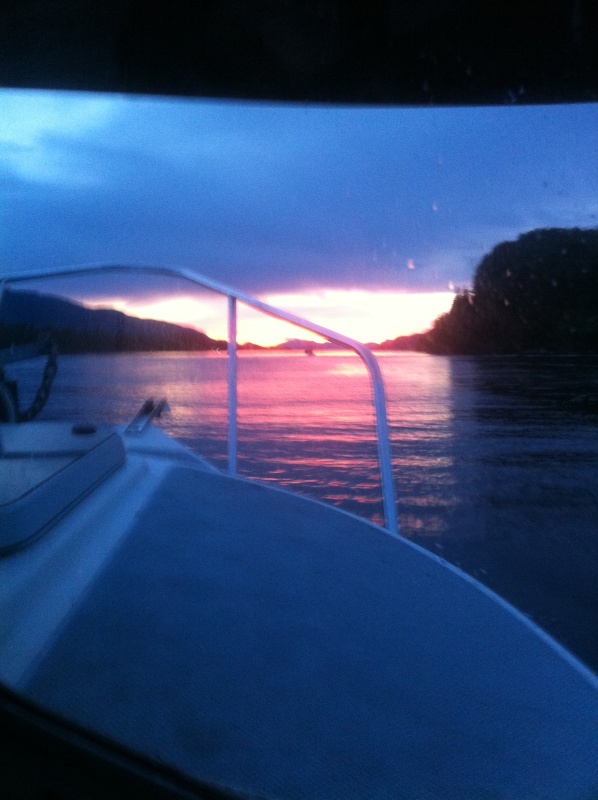 Heading home via west channel