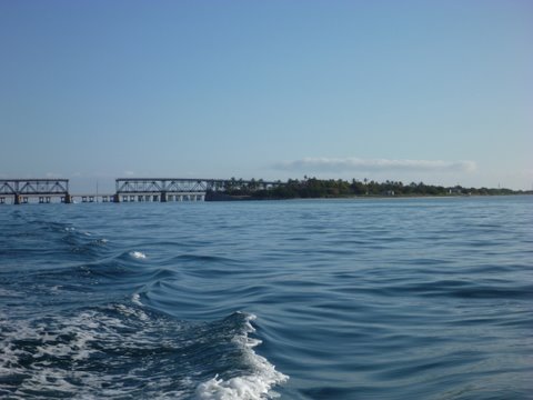 Heading out of Bahia Honda to the Hawk Channel and up to Boot Key Harbor