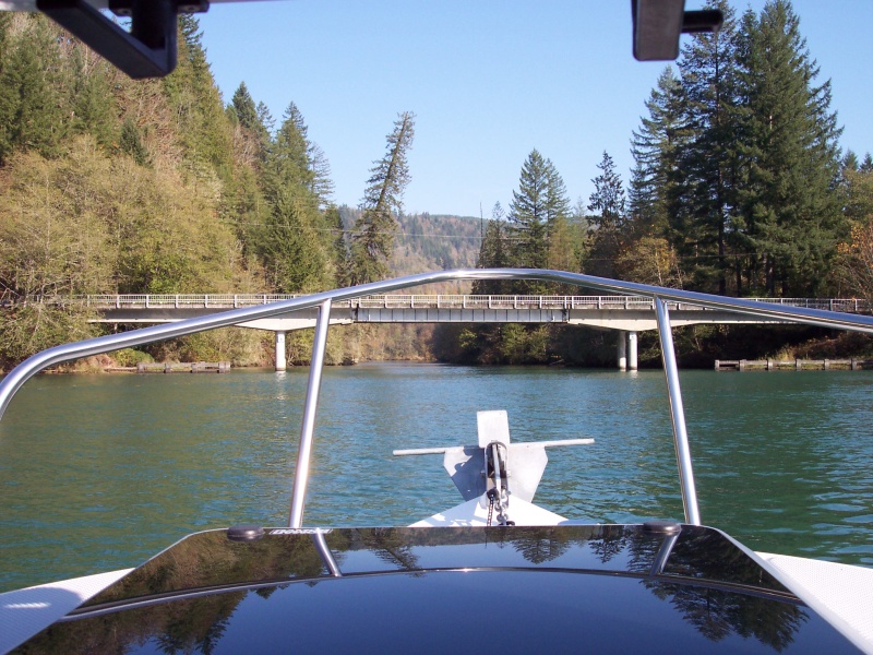 Heading up river towards Riffe Lake Dam