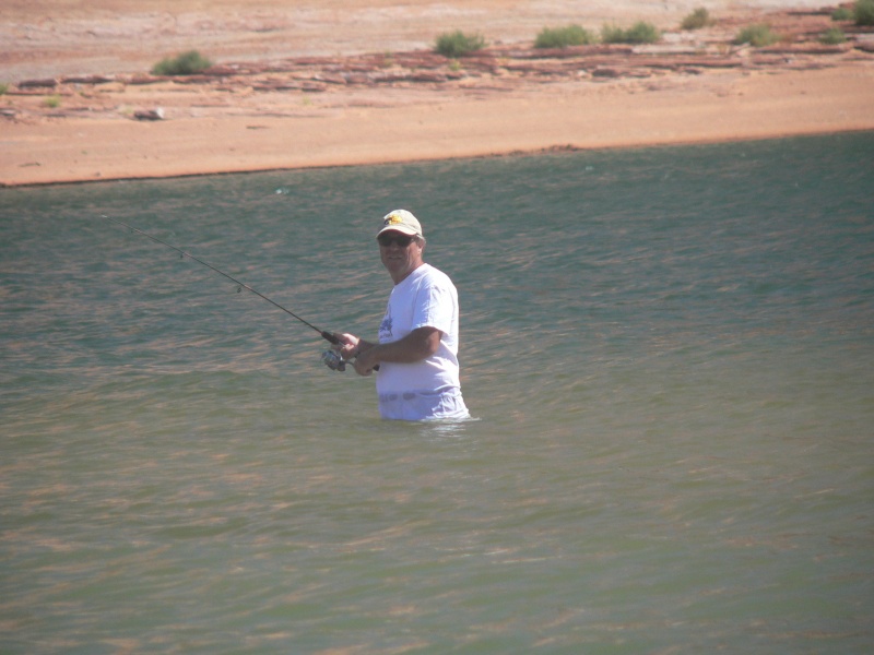 Heinz a passionate fisherman...