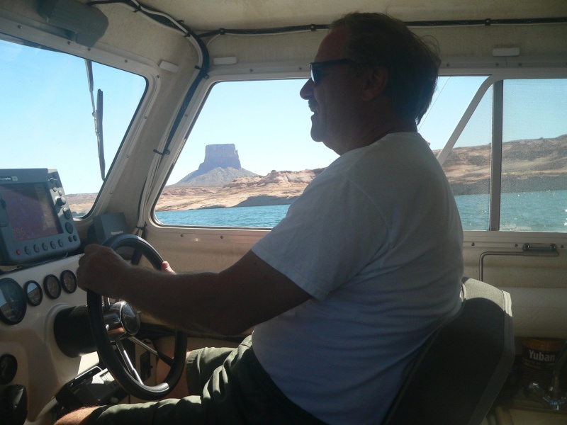 Heinz (Lighthouse Express) first time on Lake Powell. What a blast...