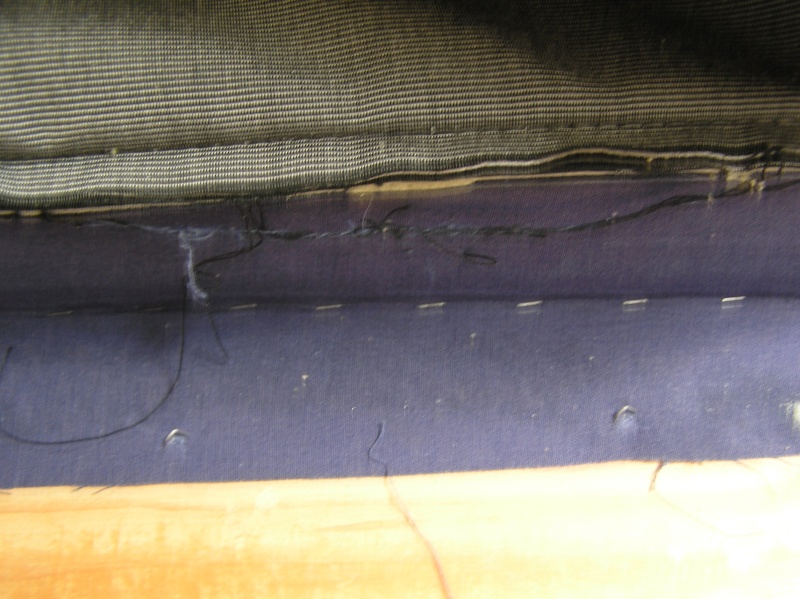 Helm seat; close up.