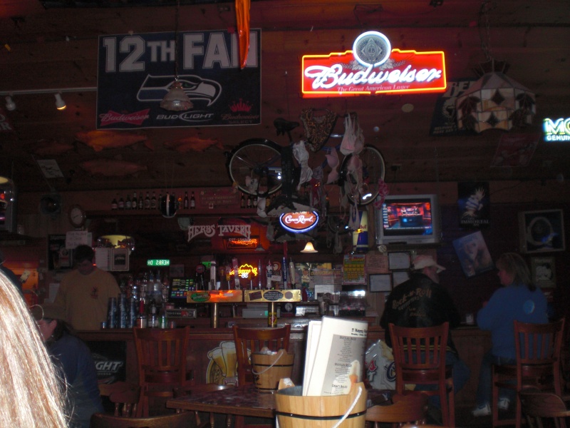Herb's Tavern.  Check out the decorated bike.