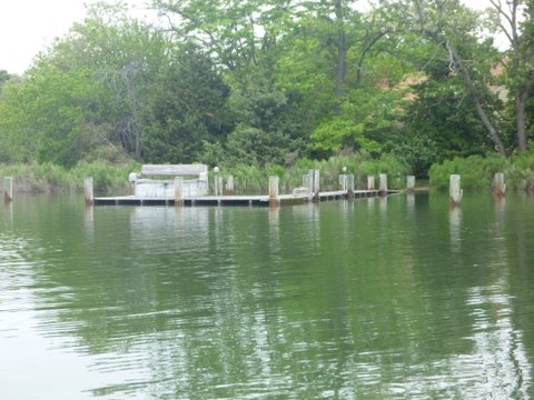 High tide on the San Domingo Creek near St. Michaels, Md.