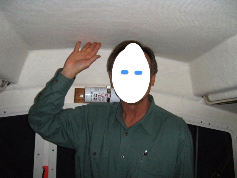 High top with 6'4" man.  Edited for privacy as it's not someone I could ask permission of (not a fugitive!).