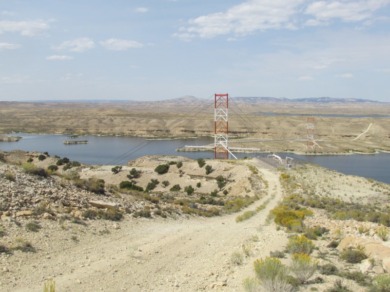 Hiked up to the natural gas pipeline