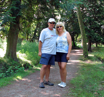 Hiking on Jones Island
