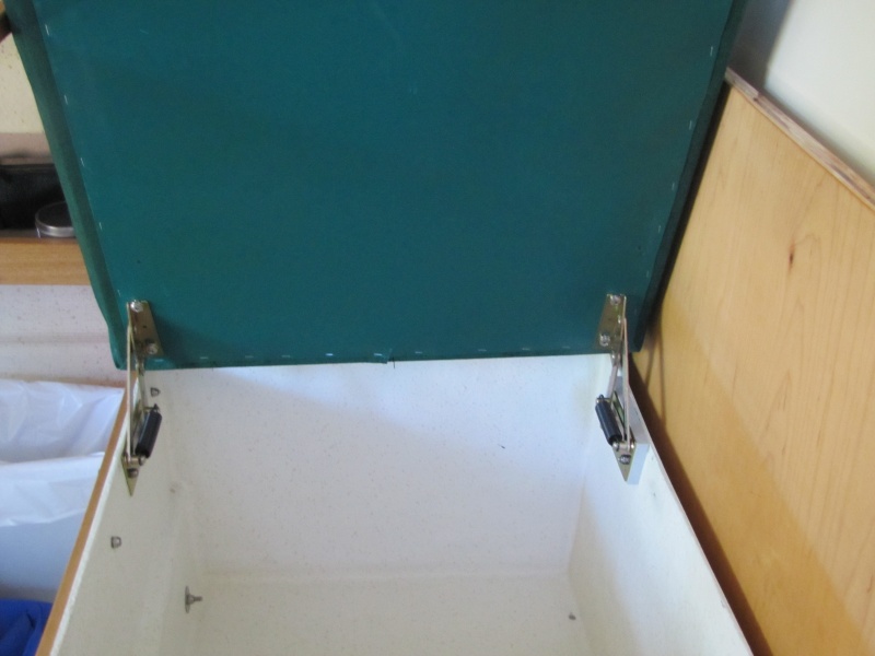 Hinged mate's seat; easy access
