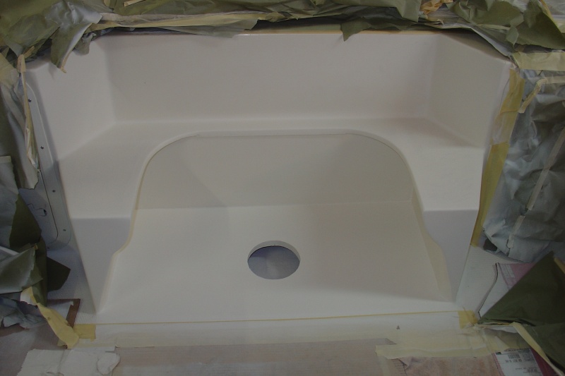 Hole for bait tank hoses and light