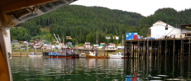 Hoonah view from the boat.