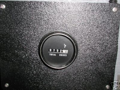 Hour Meters are Down on Motor Bulkhead