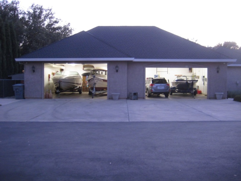How many more boats can we fit in friends garage?