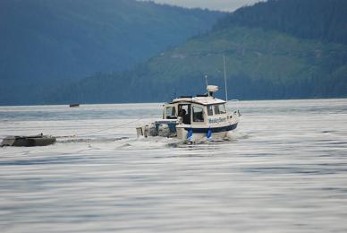 Hunky Dory departs Hoonah