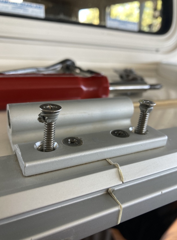 I also added a little washer of butyl tape to each one and didn't turn the screw head once it made contact.