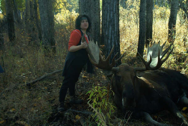 I barely held that side of the horns.JPG