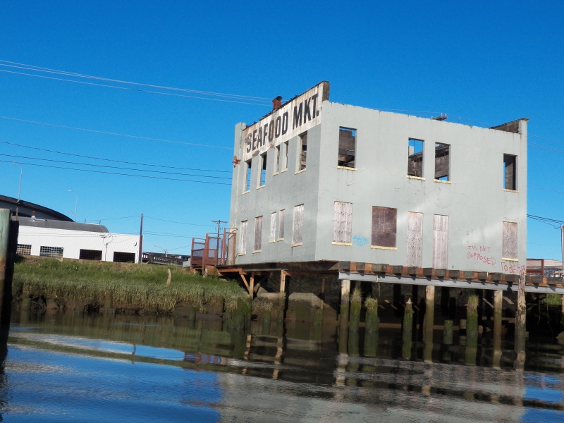 I bought crab here back in the day. They also sold lutefisk during the holidays. Local legend is that it was once a tavern where sailors were "Shanghaid".  Get them drunk, knock em on the head, drop them through a trap door into a waiting skiff, and they woke up on an outbound ship as the new junior  crew member.