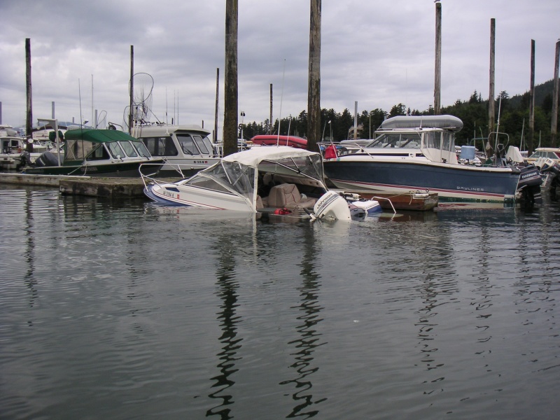 I felt sorry for this guy, he rigged his bilge pump wrong and created a syphon.