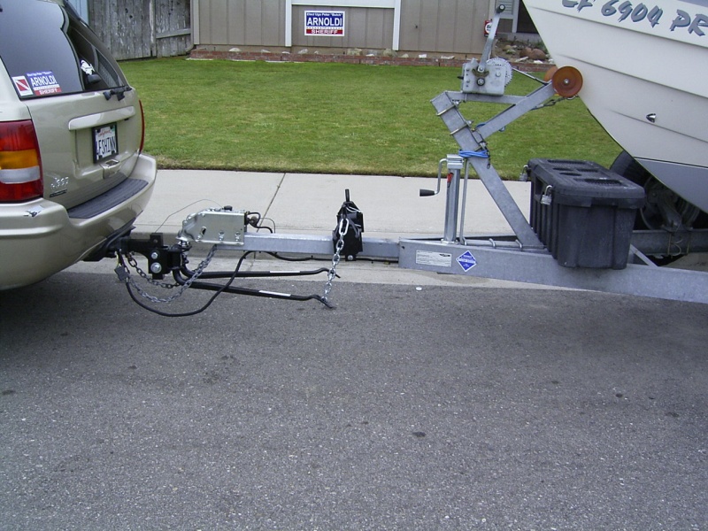 I had the tongue extended, a new brake actuator installed, a new jack installed and added the weight distibution hitch system.
